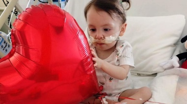 La bebé tandilense Inés Socobehere recibió su trasplante de corazón