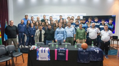 El intendente Wesner participó de la presentación de los torneos Zonales Sub13 de básquet