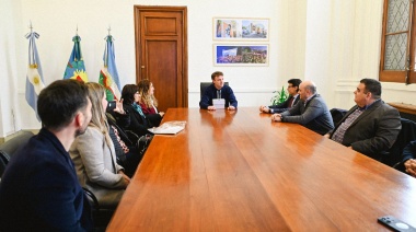 Maximiliano Wesner recibió al Cónsul General de Italia