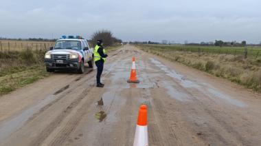Continúan los controles sobre caminos rurales y vecinales