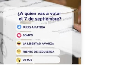Participá de la Encuesta: A quien vas a votar el 7 de septiembre?