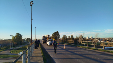 Continúan los cortes en la circulación vehicular sobre el puente “Hermanos Emiliozzi”
