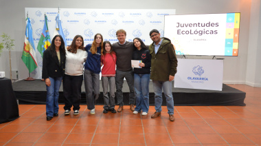 Concurso “Juventudes EcoLógicas”: el Municipio premió el proyecto del Instituto Privado Sierras Bayas