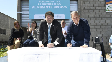 Inclusión social y oportunidades laborales en la Provincia: se lanzó en Almirante Brown un nuevo Polo Productivo de Inclusión Social