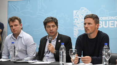 Kicillof se reunió con productores, comerciantes y representantes gremiales