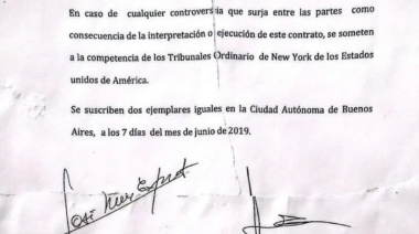 Policías encontraron en la basura un contrato entre Fred Machado y José Luis Espert por US$ 1 millón