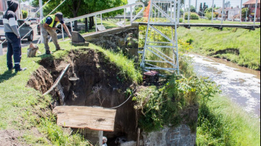 El Municipio inició la segunda etapa de obras hidráulicas en el puente de General Paz