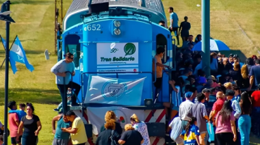 El Tren Solidario llega con donaciones a Bolívar y Urdampilleta
