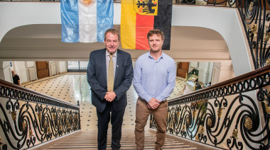 El intendente Maximiliano Wesner recibió al embajador de la República Federal de Alemania