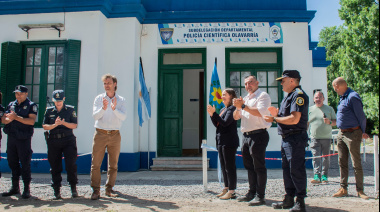 El intendente Wesner encabezó la inauguración oficial de la nueva sede de la Subdelegación de Policía Científica de Olavarría
