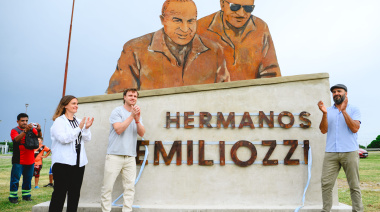 En un emotivo acto se inauguraron los monumentos a los Hermanos Emiliozzi y la “Galera”