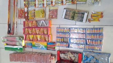 Protección Ciudadana secuestró pirotecnia sonora durante los últimos dias