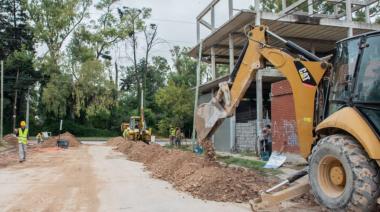 Nuevo corte en la circulación por la continuidad de la obra de cloacas en el barrio 10 de Junio