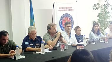 Wesner y Bomberos encabezaron una conferencia de prensa: El Hogar "La Sabiduría" no estaba habilitado