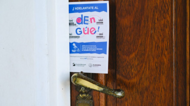 Operativo de bloqueo ante un caso sospechoso de Dengue