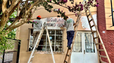 Plan Municipal de Infraestructura Escolar: avanza la obra en la Escuela Primaria Nº 51 “Pedro Goyena”