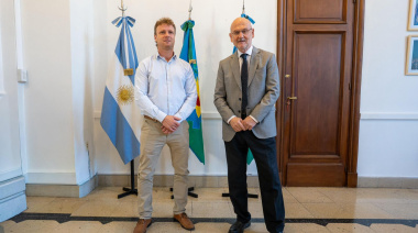 El intendente Maximiliano Wesner recibió al ministro de la Suprema Corte Daniel Fernando Soria