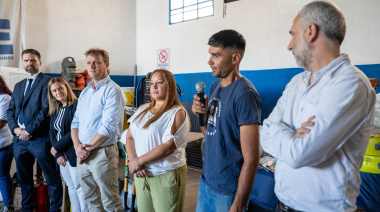 El intendente Wesner participó de la inauguración del Polo Productivo de Inclusión Social de Olavarría