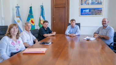 El intendente Wesner recibió a autoridades de la Sociedad Española de Socorros Mutuos de Olavarría