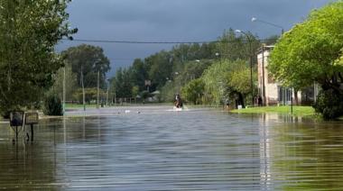 Tras la caída de más de 150 mm, Recalde fue la más afectada y rige alerta amarilla para la noche de este domingo