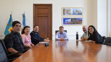 Maximiliano Wesner se reunió con referentes de la Unión de Colectividades de Olavarría