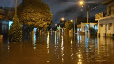 Luego de una noche con intensas lluvias continúan las alertas meteorológicas