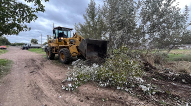 El Municipio continúa con el despliegue de trabajos en distintos puntos de la ciudad