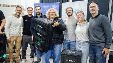 Ante un gran marco de concurrentes se llevó a cabo el taller de compostaje