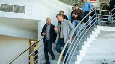 Wesner recibió a Marcelo Mindlin, el nuevo presidente de Loma Negra