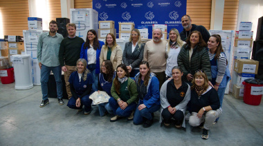 El intendente Wesner participó de la entrega de equipamiento a 92 instituciones educativas de Olavarría
