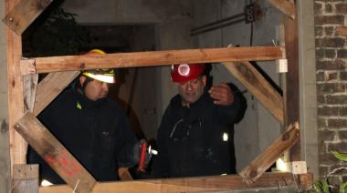 Bomberos Voluntarios entrenaron búsqueda y rescate en estructuras colapsadas