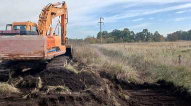 El Municipio continúa con trabajos hidráulicos sobre avenida Ituzaingó Norte