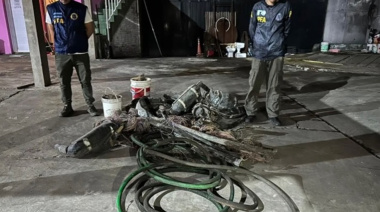 Desbarataron una banda acusada de millonarios robos de cables telefónicos en Olavarría y la región