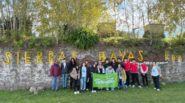Futuros egresados con orientación turística recibieron un paseo guiado por Sierras Bayas