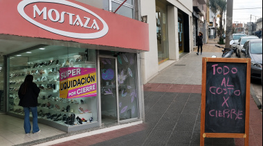 “El año pasado fue malo y este es peor”: Mostaza Calzados, otro comercio que cierra en Olavarría