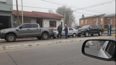 Triple choque por alcance en Avenida Trabajadores y Moreno