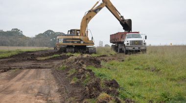El Municipio avanza en las obras de infraestructura para los Programas de Lotes con Servicios en Loma Negra y Sierras Bayas