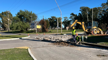 Nueva interrupción en el tránsito por la continuidad de la obra de cloacas en el barrio 10 de Junio