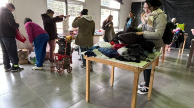Operativo Frío: continúa la entrega de donaciones en los Servicios Municipales Territoriales