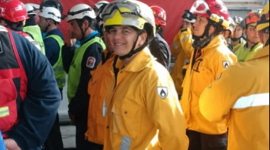 Una bombera olavarriense será parte de la misión de rescate en Venezuela