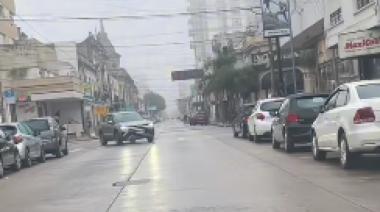 Dobló en contramano en pleno centro de Olavarría y estuvo cerca de causar un choque