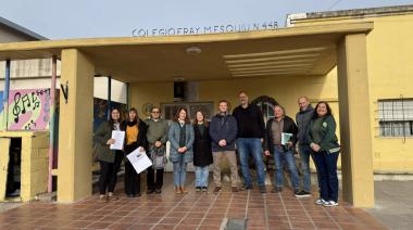 El Municipio realizará la construcción de un playón deportivo y refacciones en la Escuela Esquiú
