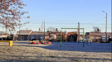Alerta amarilla por frío: Olavarría amaneció con una fuerte helada