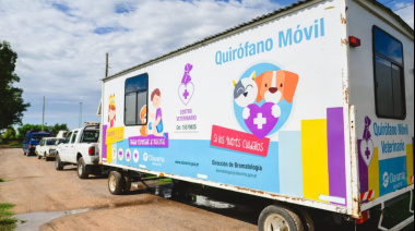 Impulsan trabajos de reparación en el Quirófano Veterinario Móvil