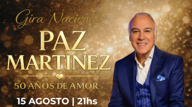 Olavarría Hoy sortea entradas para ver a Paz Martínez en el Teatro Municipal