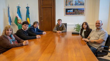 El intendente Maximiliano Wesner recibió a nuevas autoridades del Rotary