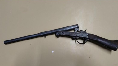 Detuvieron a un hombre armado tras amenazar a dos personas