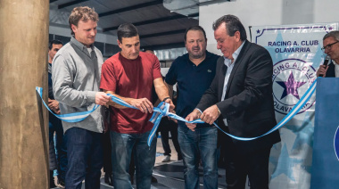 Racing inauguró su natatorio en un histórico acto que contó con la participación del intendente Maximiliano Wesner