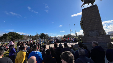 Olavarría homenajeó al General San Martín a 176 años de su Paso a la Inmortalidad