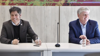 Kicillof y Ziliotto acuerdan un sistema de alerta para el río V y piden por el Fondo Hídrico